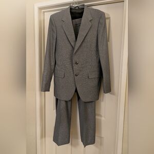 New Tailored Clothing Men's Classic Gray Suit With Pockets Measurements In Pics